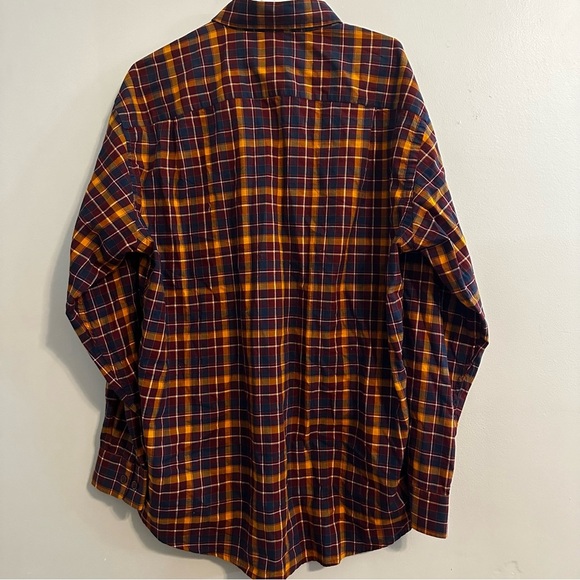 ORVIS Men's Plaid Button Down Size Large 100% Cotton Casual Mid-Weight Durable - Picture 9 of 10